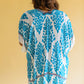 Side Trip Draped Kimono in Teal