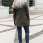 Sienna Sweater knit Cardigan In Olive