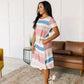 Simple Moments Striped T Shirt Dress