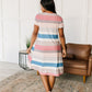 Simple Moments Striped T Shirt Dress