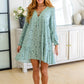 Sing Sweetly Lace Trim Floral Dress