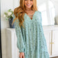 Sing Sweetly Lace Trim Floral Dress