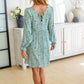 Sing Sweetly Lace Trim Floral Dress
