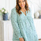 Sing Sweetly Lace Trim Floral Dress