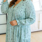 Sing Sweetly Lace Trim Floral Dress
