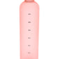 Sippin' Pretty 32 oz Translucent Water Bottle in Pink & Gold