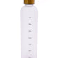 Sippin' Pretty 32 oz Translucent Water Bottle in White & Gold