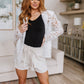 Sitting, Waiting, Wishing Linen Blend Shorts in Oatmeal