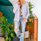 Skies The Limit Button Up in Lavender Blue