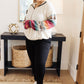 Skip and A Hop Rainbow Sleeve Half Zip Hoodie