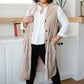 Small Talk Sleeveless Trench