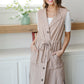Small Talk Sleeveless Trench