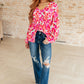 Smile Like You Mean It Floral Peplum