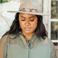 Panama Snakeskin Detail Hat