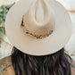 Panama Snakeskin Detail Hat