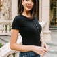 Snap It Up Bodysuit in Black