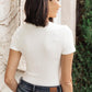 Snap It Up Bodysuit in White
