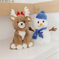 Red Bow Reindeer Warmies