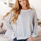 So Compelling Contrast Detail Pullover