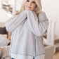 So Compelling Contrast Detail Pullover