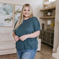 So Good Relaxed Fit Top in Dark Teal