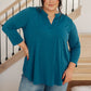 So Outstanding Top in Teal