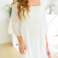 So Peaceful White Dress