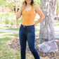 Risen Sofia Dark Wash Skinny Jeans