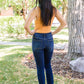 Risen Sofia Dark Wash Skinny Jeans
