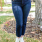 Risen Sofia Dark Wash Skinny Jeans