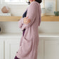 Soft Wisteria Hooded Cardigan