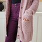 Soft Wisteria Hooded Cardigan