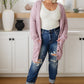 Soft Wisteria Hooded Cardigan