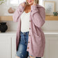 Soft Wisteria Hooded Cardigan