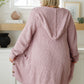 Soft Wisteria Hooded Cardigan