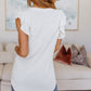 Someday Maybe Flutter Sleeve Top in Ivory