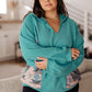 Southwest Sunrise Patchwork Hoodie