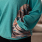 Southwest Sunrise Patchwork Hoodie