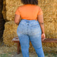 Spare Your Time Bodysuit In Rust