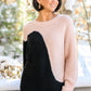 Speaks To My Heart Wave Knit Pullover