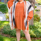 Special Feeling Swiss Dot Dress In Rust