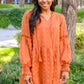 Special Feeling Swiss Dot Dress In Rust