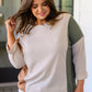 Split Personality Color Block Top