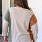 Split Personality Color Block Top
