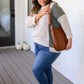 Split Personality Color Block Top