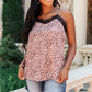Spots N Lace Camisole In Mauve
