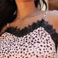 Spots N Lace Camisole In Mauve