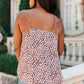 Spots N Lace Camisole In Mauve