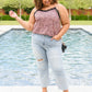 Spots N Lace Camisole In Mauve