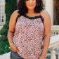 Spots N Lace Camisole In Mauve